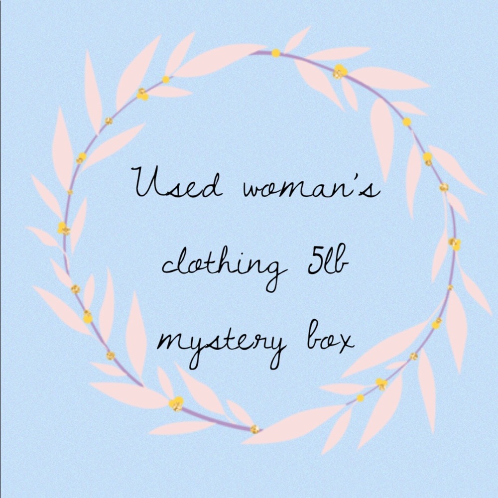 Used Woman’s clothing Full large priority box